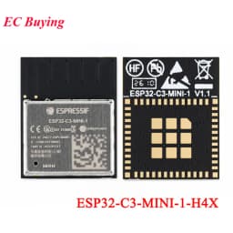 10pcs/1pc ESP32-C3-MINI-1 ESP32-C3-MINI-1U N4 ESP32-C3 Dual-mode 2.4GHz WiFi Bluetooth-compat BLE 5.0 4MB Flash Wireless Module