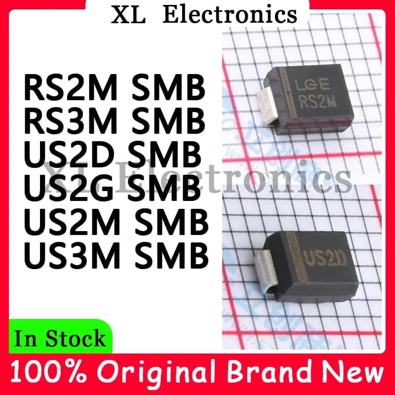 20Pcs/lot RS2M SMB RS3M SMB US2D SMB US2G SMB US2M SMB US3M SMB New Original