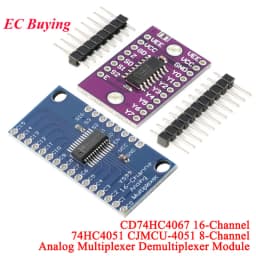 1-10Pcs 74HC4051 8 Channel Analog Multiplexer Selector Module CJMCU-4051 Multiplexers Distributor Resolver 74HC4051D CD74HC4067