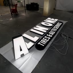 Custom Outdoor 3D Acrylic LED Channel Letters Shop Signs, Face Lit LED Luminous Store Signage Backlit Business Logo