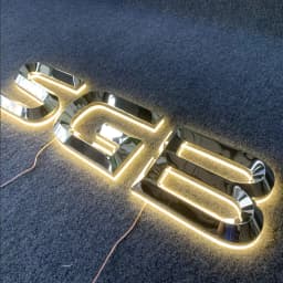 Custom Outdoor 3D Acrylic LED Channel Letters Shop Signs, Face Lit LED Luminous Store Signage Backlit Business Logo