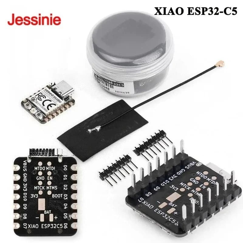 10Pcs/1pc Seeed Studio XIAO ESP32-C5 ESP32C5 2.4G/5GHz Wi-Fi 6 Bluetooth-compat BLE 5.0 Zigbee Thread Development Board Module