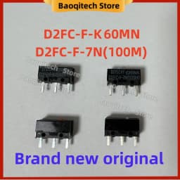 2pcs 10PCS Mouse Micro Switch D2FC-F-K 60MN D2FC-F-7N(100M) Suitable Logitech G304 305 G403 G502 G603 G703 G900 G903 FOR Omron