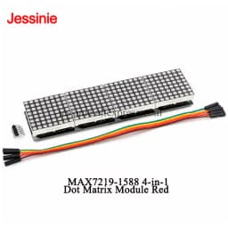 MAX7219 MAX7219-1588 Dot Matrix LED Digital Tube 8*8 Dot Matrix Module Display Red Green White Blue Color MCU Control Drive LED