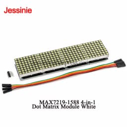 MAX7219 MAX7219-1588 Dot Matrix LED Digital Tube 8*8 Dot Matrix Module Display Red Green White Blue Color MCU Control Drive LED