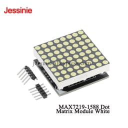 MAX7219 MAX7219-1588 Dot Matrix LED Digital Tube 8*8 Dot Matrix Module Display Red Green White Blue Color MCU Control Drive LED