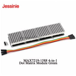 MAX7219 MAX7219-1588 Dot Matrix LED Digital Tube 8*8 Dot Matrix Module Display Red Green White Blue Color MCU Control Drive LED