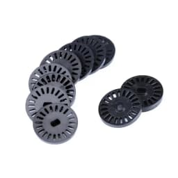 20pcs/1pc Small Smart Car Tire Chassis Plastic Robot Rubber Chassis Wheel for Single Chip Microcomputer Toy Car Tires