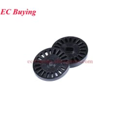20pcs/1pc Small Smart Car Tire Chassis Plastic Robot Rubber Chassis Wheel for Single Chip Microcomputer Toy Car Tires