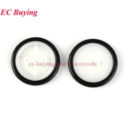 20pcs/1pc Small Smart Car Tire Chassis Plastic Robot Rubber Chassis Wheel for Single Chip Microcomputer Toy Car Tires