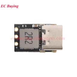 20pc/1pc 2S/3S BMS 18W DC 4.5-9.5V 3.7V 1.5A Lithium Battery Charging Boost Module QC Fast Charge Voltage Indicator Light Type-C