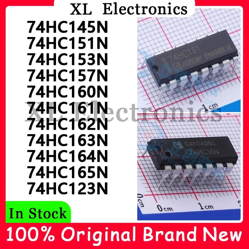 74HC123N 74HC145N 74HC151N 74HC153N 74HC157N 74HC160N 74HC161N 74HC162N 74HC163N 74HC164N 74HC165N New Original