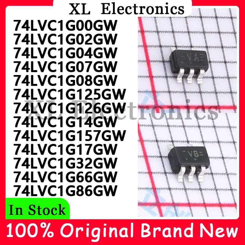 10Pcs/lot 74LVC1G00GW 74LVC1G02GW 74LVC1G04GW 74LVC1G07GW 74LVC1G08GW 74LVC1G125GW 74LVC1G126GW 74LVC1G14GW New Original