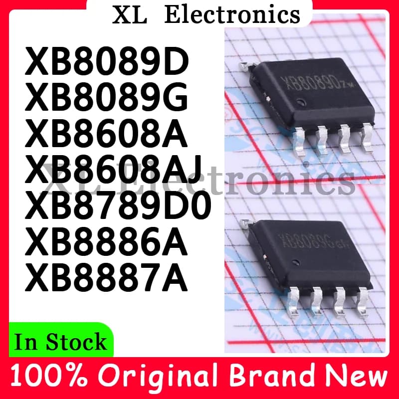 5Pcs/lot XB8089D XB8089G XB8608A XB8608AJ XB8789D0 XB8886A XB8887A New Original