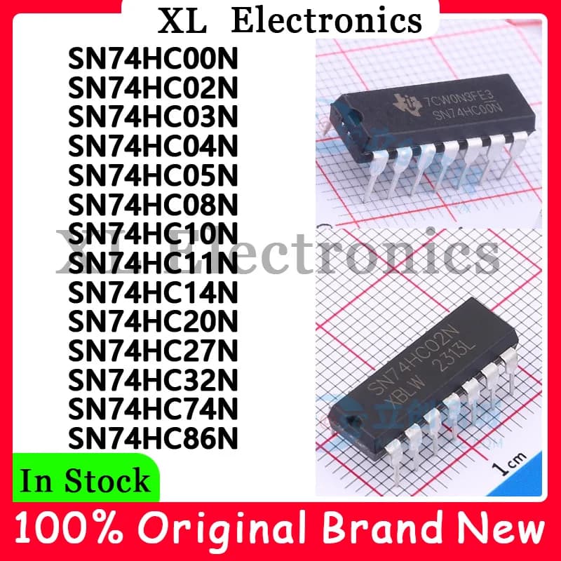 SN74HC00N SN74HC02N SN74HC03N SN74HC04N SN74HC05N SN74HC08N SN74HC10N SN74HC11N SN74HC14N SN74HC20N SN74HC27N New Original