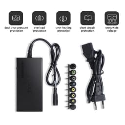 96W Universal Portable AC Laptop Power Adapter 12V-24V Charger For Dell For Toshiba For Hp/Asus/Acer For AU/UK/US/EU Plug