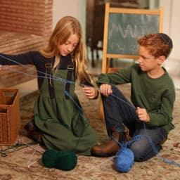 2026 Mali's AW Sweatshirt Set Collection Girl Dress Kids Boy Sweatshirts Baby Outfits Suspender Overalls Pants Children Clothing