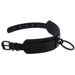 Harajuku Gothic Night club Saloon Wild Rock and roll Exaggerate Different Cortex Black ring Hanging rings Choker Collar O-shape