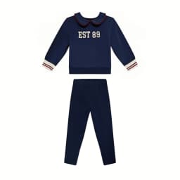 2026 Mali's AW Toddler Boys Girls 2pcs Printed Matching Outfits Girls Dress Kids Sweatshirt Fashion Skirt Children Clothing