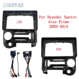 2 Din 9 Inch Car Android Radio Installation GPS Mp5 ABS PC Plastic Fascia Panel Frame for Hyundai Santro Atos Prime 2003-2015