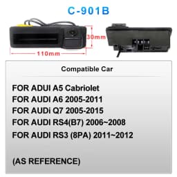 AHD 1920*1080P Car Rear Camera For Volkswagen Passat CC B6 B7 Polo Skoda Octavia Tiguan Audi A4 B8 Q3 Q5 A5 A8 S5 A3 A6 C7 A7 A1