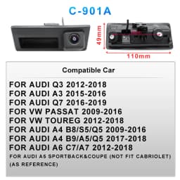 AHD 1920*1080P Car Rear Camera For Volkswagen Passat CC B6 B7 Polo Skoda Octavia Tiguan Audi A4 B8 Q3 Q5 A5 A8 S5 A3 A6 C7 A7 A1