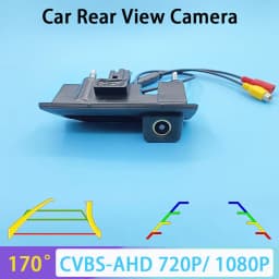 170 Degree AHD 1080P Car Rear Camera For Audi A4 B8 Q3 Q5 A5 A8 S5 A3 A6 C7 A7 Volkswagen Parking Backup Trunk Handle Camera