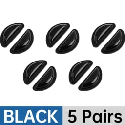 5pairs ANKNDO Nose Pads for Meta Ray-Ban Smart Glasses, Anti Slip Silicone Eyewear Cushions Adhesive Replacement for Sunglasses