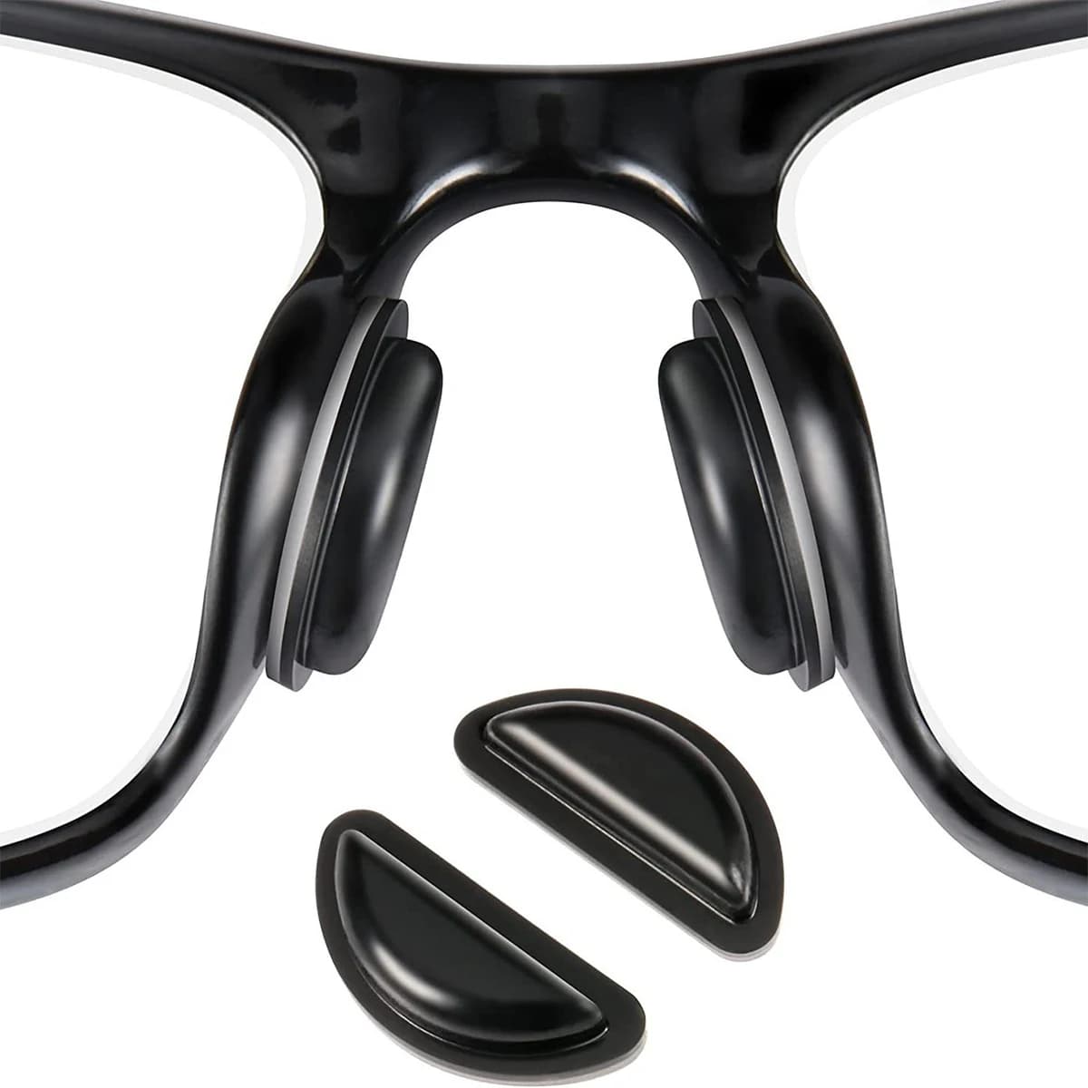 5pairs ANKNDO Nose Pads for Meta Ray-Ban Smart Glasses, Anti Slip Silicone Eyewear Cushions Adhesive Replacement for Sunglasses