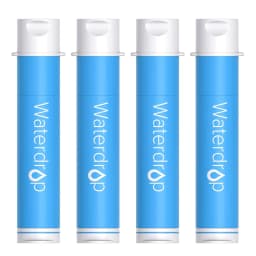 Waterdrop Portable Water Filter Straw, Camping Water Filter | Survival Water Purifier, 0.1 Micron Filtration for Hiking, Travel & Emergency Preparedness, Survival Gear, 4 Pack