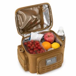 13L Tactical Thermal Cooler Lunch Bag Leakproof Insulated Durable Meal Storage Bag For Men Office Work Daily Commute Camping Picnic Fishing Outdoor Portable Insulated Food Carrier Bag