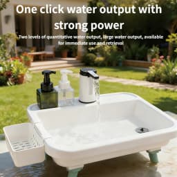 DOTWISE Outdoor Camping Sink Portable Foldable Washbasin With Electric Water Pump Suitable For Camping Travel And Family Use