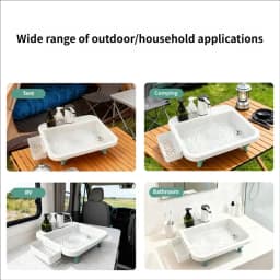 DOTWISE Outdoor Camping Sink Portable Foldable Washbasin With Electric Water Pump Suitable For Camping Travel And Family Use