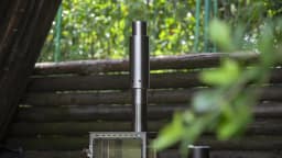 CHANGE MOORE Tent Stove Pipe 3pcs Extension Kit 0.9mm Smokeless Thickened Stainless Steel Chimney Set 2.36in Secondary Burning