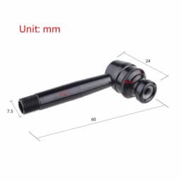 Carbon Fiber Wheel Valve Extender Aluminum Alloy Presta Schrader Compatible Inflation Adapter for Deep Dish Aero Wheels Fixed
