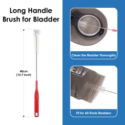 UTOBEST 4in1 Hydration Bladder Tube Brush Water Bag Cleaning Kit Long Brush Cleaning Tool Cleaner Set For Back Pack Bladder