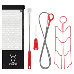 UTOBEST 4in1 Hydration Bladder Tube Brush Water Bag Cleaning Kit Long Brush Cleaning Tool Cleaner Set For Back Pack Bladder
