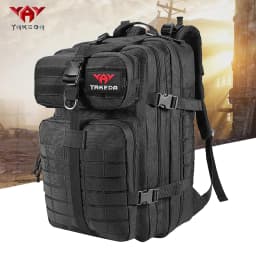 YAKEDA Lightweight Outdoor Mountaineering Backpack 45L Large Capacity Camouflage Bag Load Reducing Air Cushion Strap