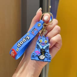 2026 K-pop Idol Group Keychain Rumi Mira Zoey Anime Figure Keyrings PVC Backpack Pendant Birthday Chiritmas Gift Party Favors 키링