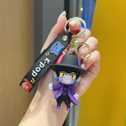 2026 K-pop Idol Group Keychain Rumi Mira Zoey Anime Figure Keyrings PVC Backpack Pendant Birthday Chiritmas Gift Party Favors 키링
