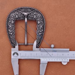 Heavy Strong Antique Silver Floral Western Cowboy Longhorn Bull SKull Rodeo Three Piece Set Belt Buckle Unisex Fits 40mm Strap
