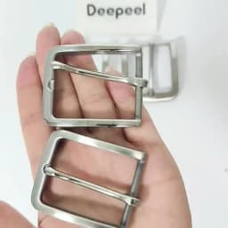 Deepeel 35/40mm Stainless Steel Belt Buckle for 33/38cm Leather Belts Men Jeans Pin Adjust Clasp Waistband Head DIY Accessories