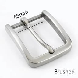 Deepeel 35/40mm Stainless Steel Belt Buckle for 33/38cm Leather Belts Men Jeans Pin Adjust Clasp Waistband Head DIY Accessories