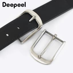 Deepeel 40mm Solid Stainless Steel Belt Buckles Men's Jean Waistband Clasps Suit Pants Pin Buckle DIY Leather Craft Accessories