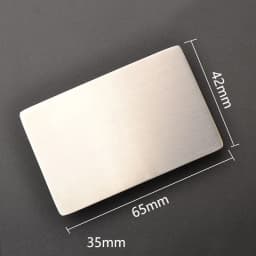 Deepeel 40mm Pure Stainless Steel Belt Buckles Smooth Buckle Canvas Belts for Men Leisure DIY Leather Craft Jeans Accessories