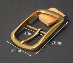 Quality Strong Solid Brass Plated Men Center Bra Classic Jeans Trophy Wester Center Bar Belt Buckle Replacement Fit 40mm