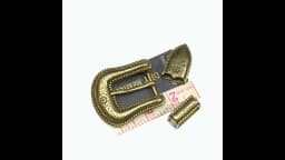1" Solid Vintage Brass End Bar Pin Buckle 3 Pcs Set Diy Leathercraft Western Flower Rope Engraved Belt Buckle Replacement