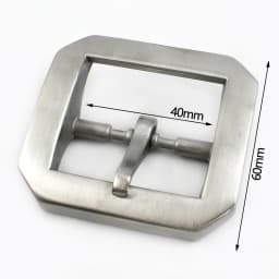 40mm Men Pure Copper Pin Buckle Stainless Steel Waistband Clasp Pants Single/Double Pins Belt Hook DIY Leather Craft Accessories