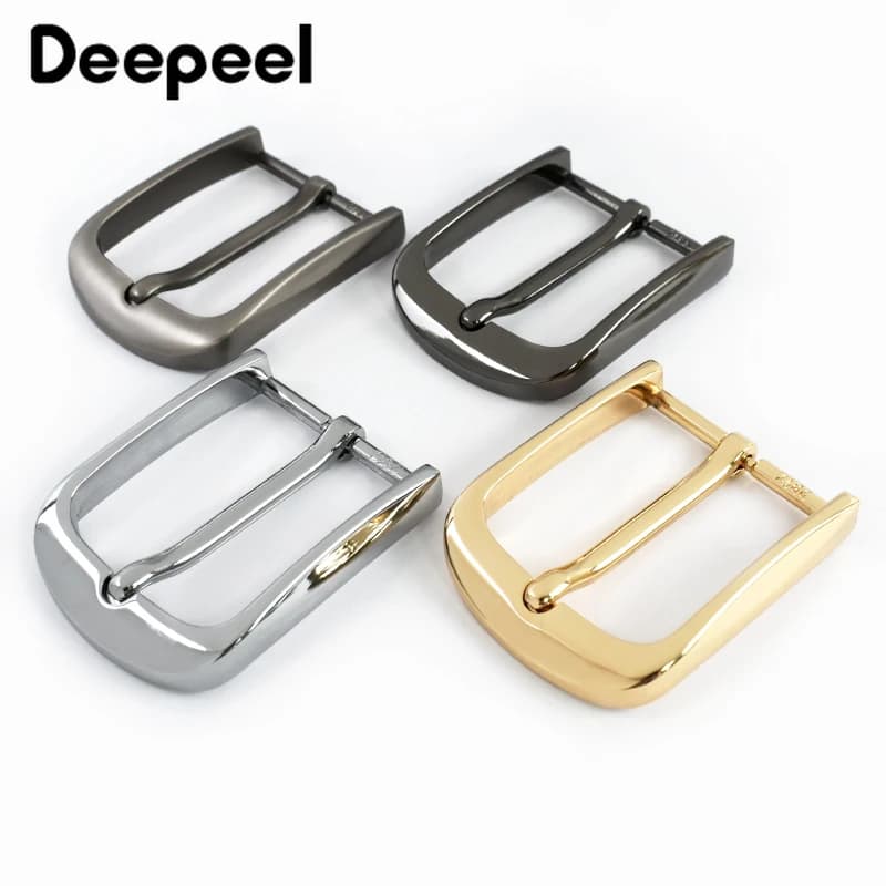 5Pcs 40mm Metal Belt Buckle for 38-39mm Belts Men Jeans Adjust Pin Clasp Man Waistband Head DIY  Leather Crafts Accessories