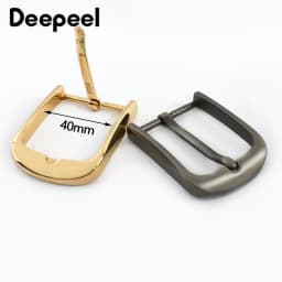 5Pcs 40mm Metal Belt Buckle for 38-39mm Belts Men Jeans Adjust Pin Clasp Man Waistband Head DIY Leather Crafts Accessories